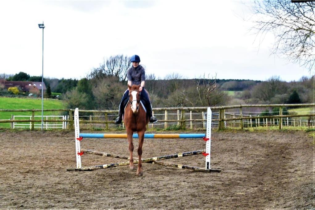 Hillfields Farm Barn - A Rural Equestrian Escape Apartment โคเวนทรี ภายนอก รูปภาพ